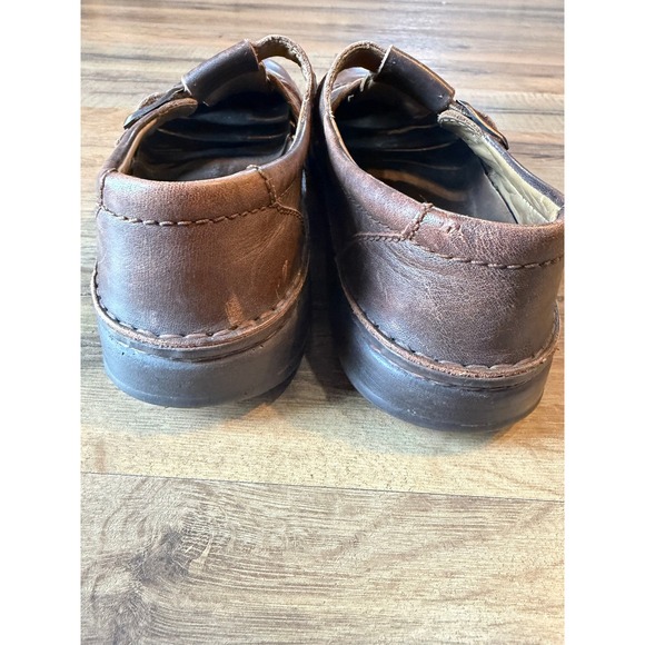 Vintage Birkenstock Memphis Fisherman Shoes Brown Leather EU 40 L9 M7 - Picture 9 of 10